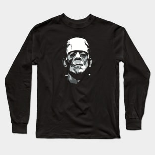 Frankenstein Greyscale Long Sleeve T-Shirt